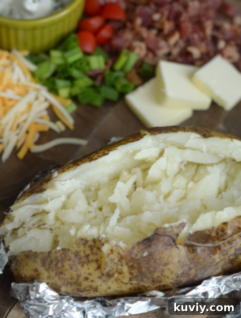 air fryer baked potato