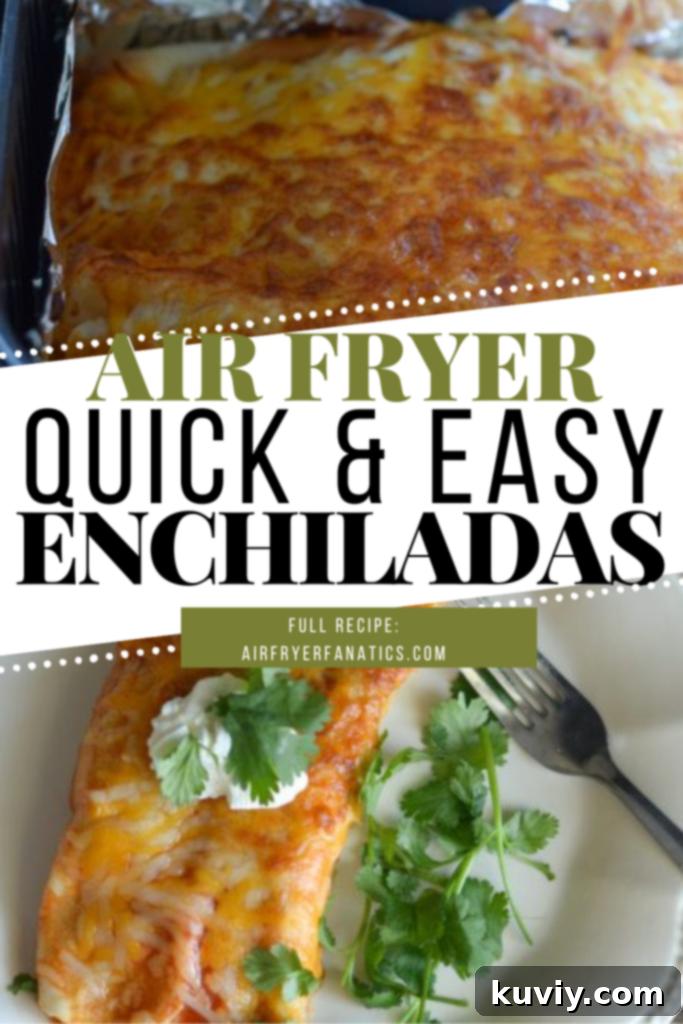 air fryer enchiladas