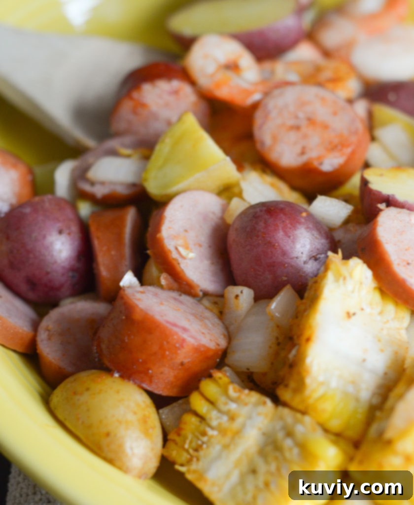 Air Fryer Cajun Shrimp Feast 6 air fryer cajun shrimp