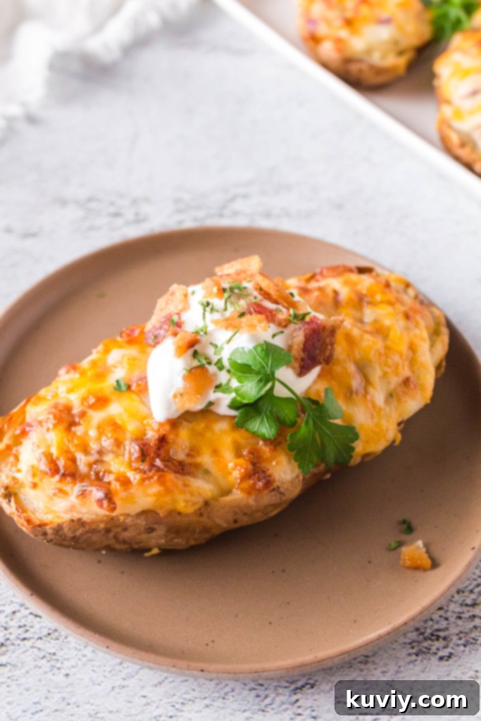 air fryer twice baked potatoes
