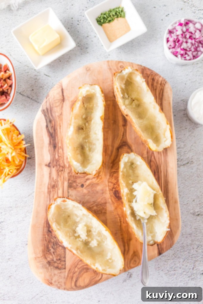 air fryer twice baked potatoes
