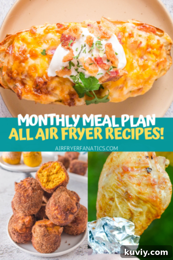 AIR FRYER MENU PLAN
