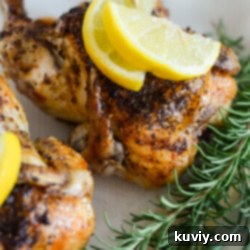 Air Fryer Cornish Hens final dish