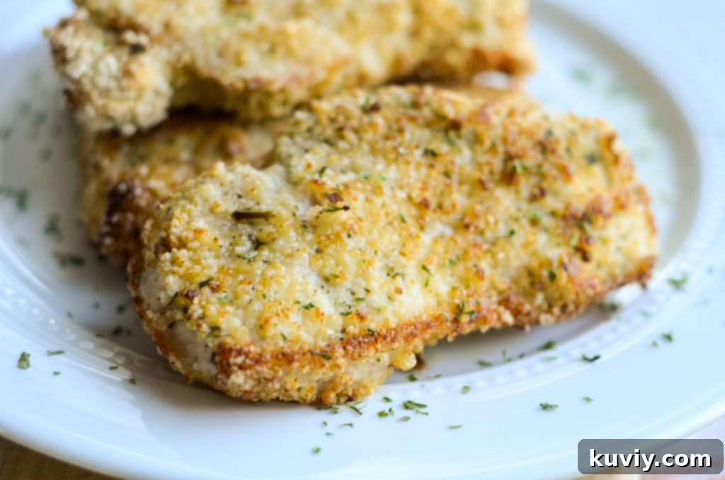air fryer ranch breaded pork chops