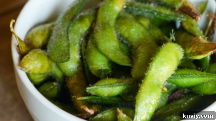 Air Fryer Roasted Edamame