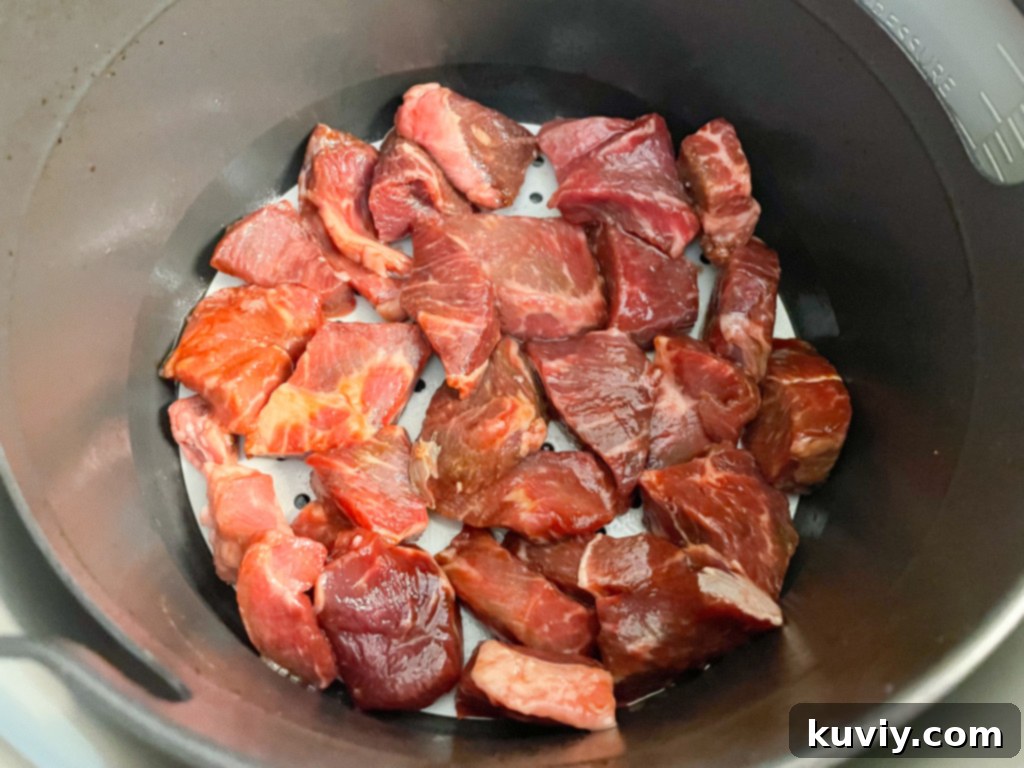air fryer beef tips