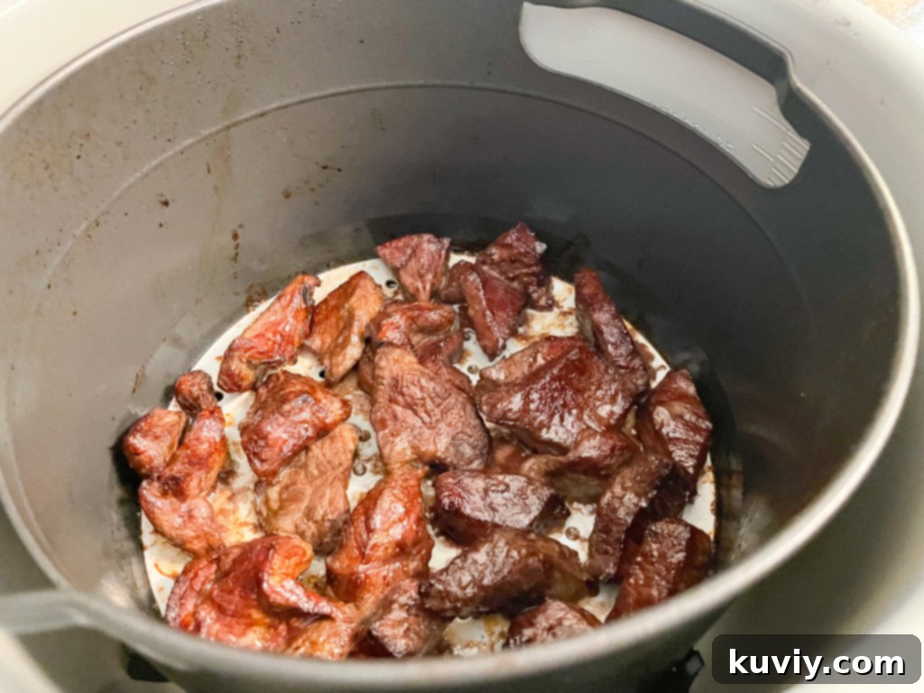 air fryer beef tips