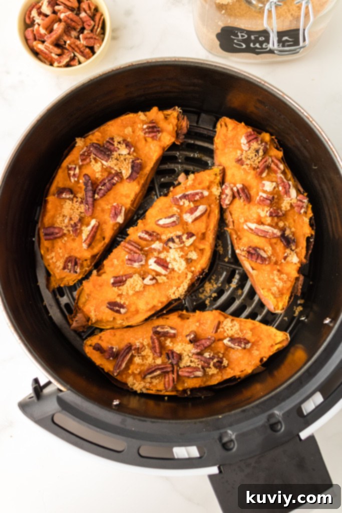 air fryer sweet potatoes