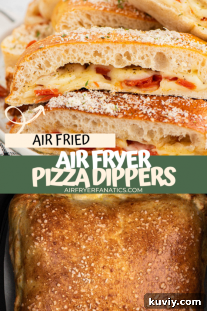 air fryer pizza sticks