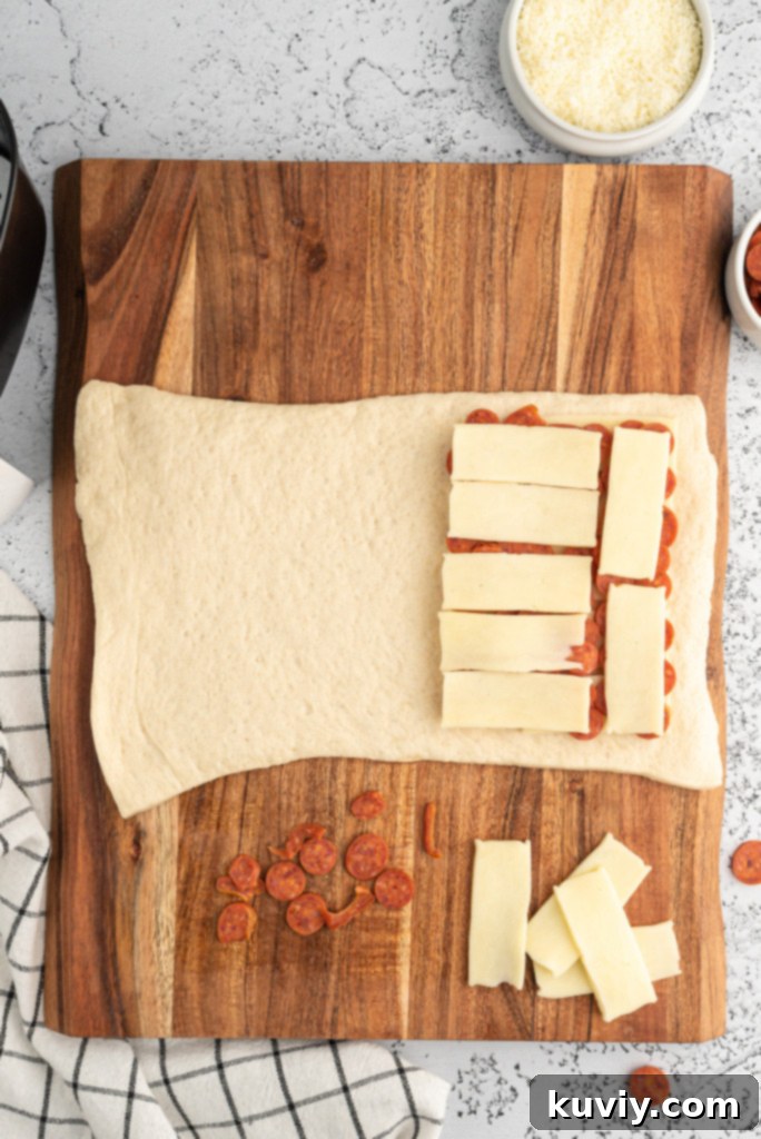 air fryer pizza sticks