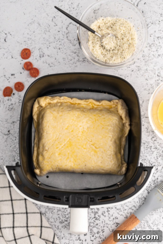 air fryer pizza sticks