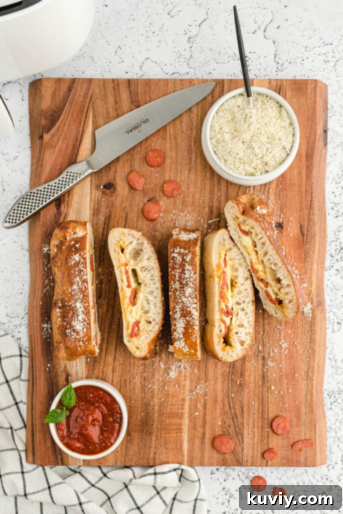 air fryer pizza sticks