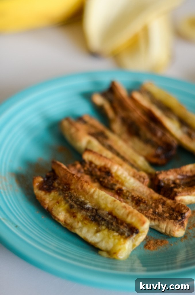air fried bananas