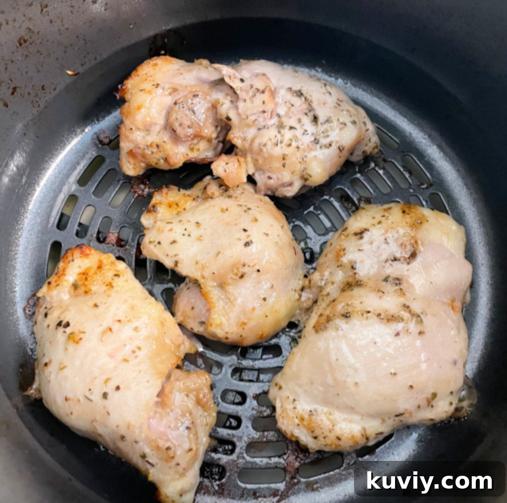 air fryer chicken thighs