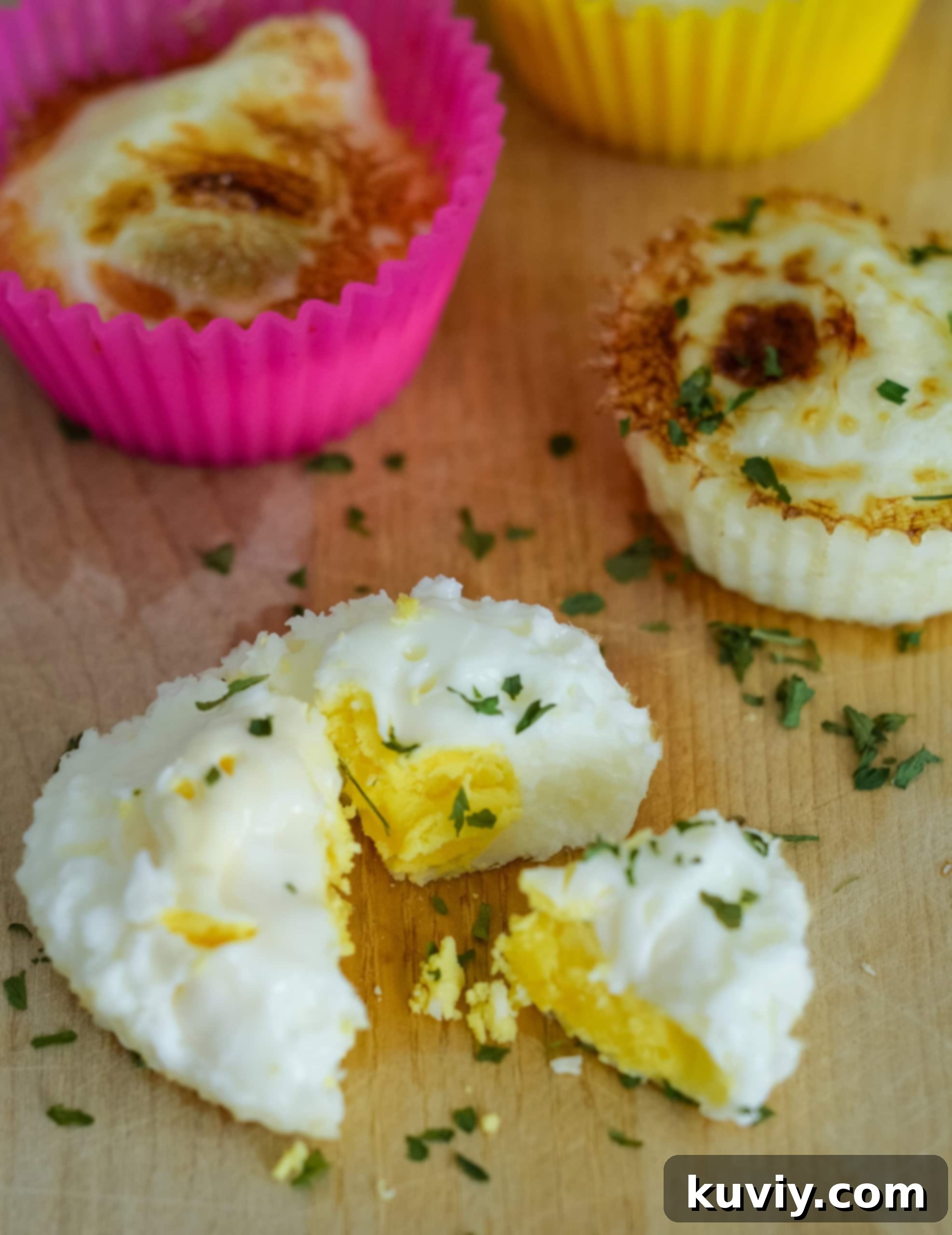 Air Fryer Eggs in Silicone Cups