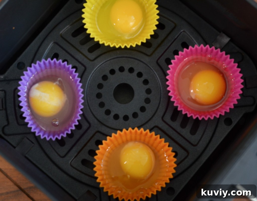 Air fryer cooking eggs benefits