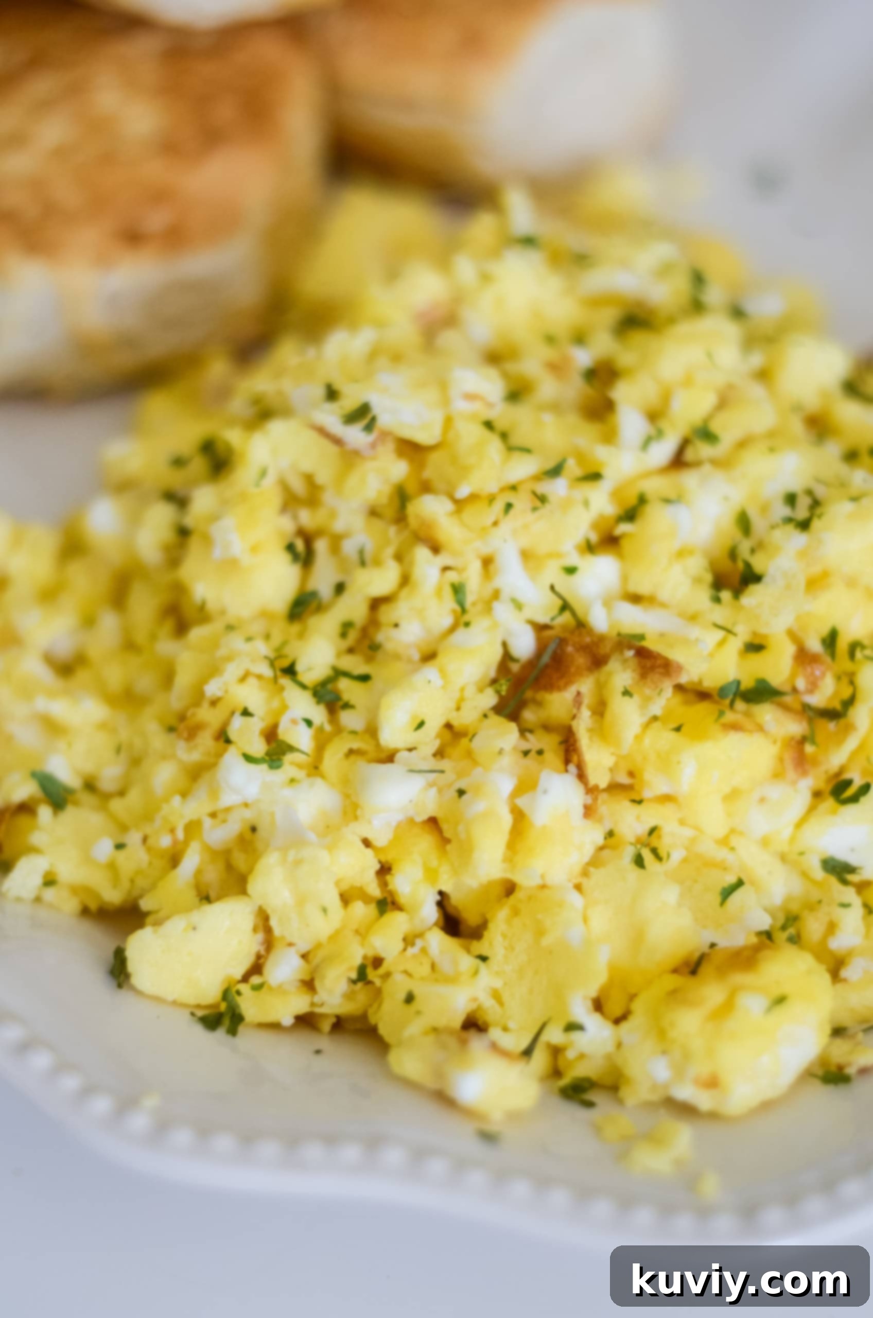 Air Fryer Scrambled Eggs