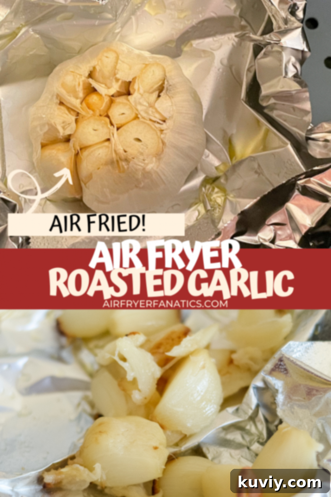 air fryer roasted garlic