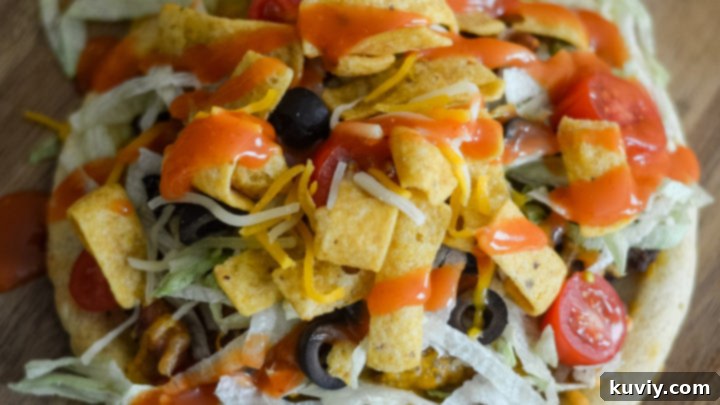 Air Fryer Taco Pizza