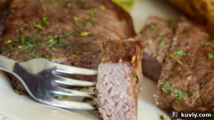 Air Fryer Garlic Butter Steaks