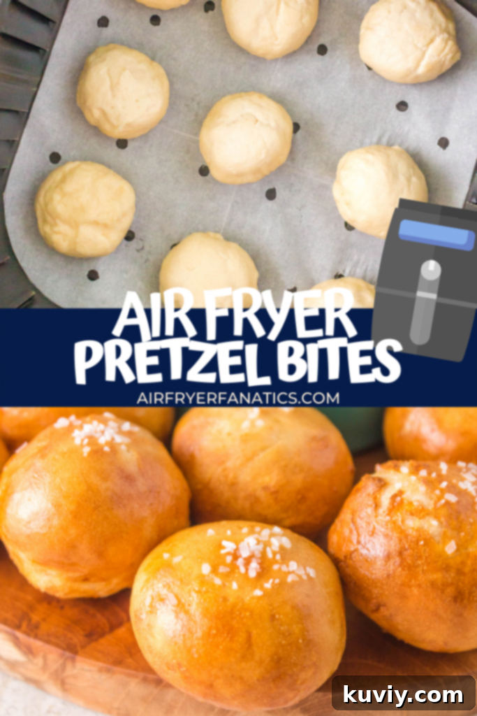 air fryer pretzel bites