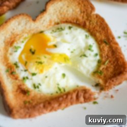 Air Fryer Eggs in a Basket