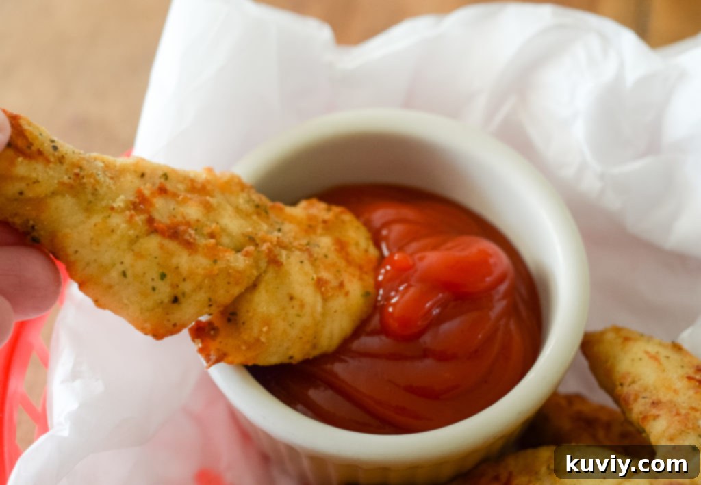 Crispy Air Fryer Ranch Chicken Tenders 4 air fryer chicken tenders