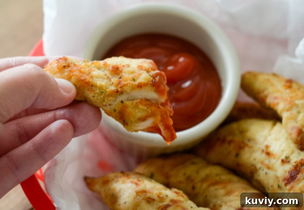 Crispy Air Fryer Ranch Chicken Tenders 5 air fryer ranch breaded chicken tenders