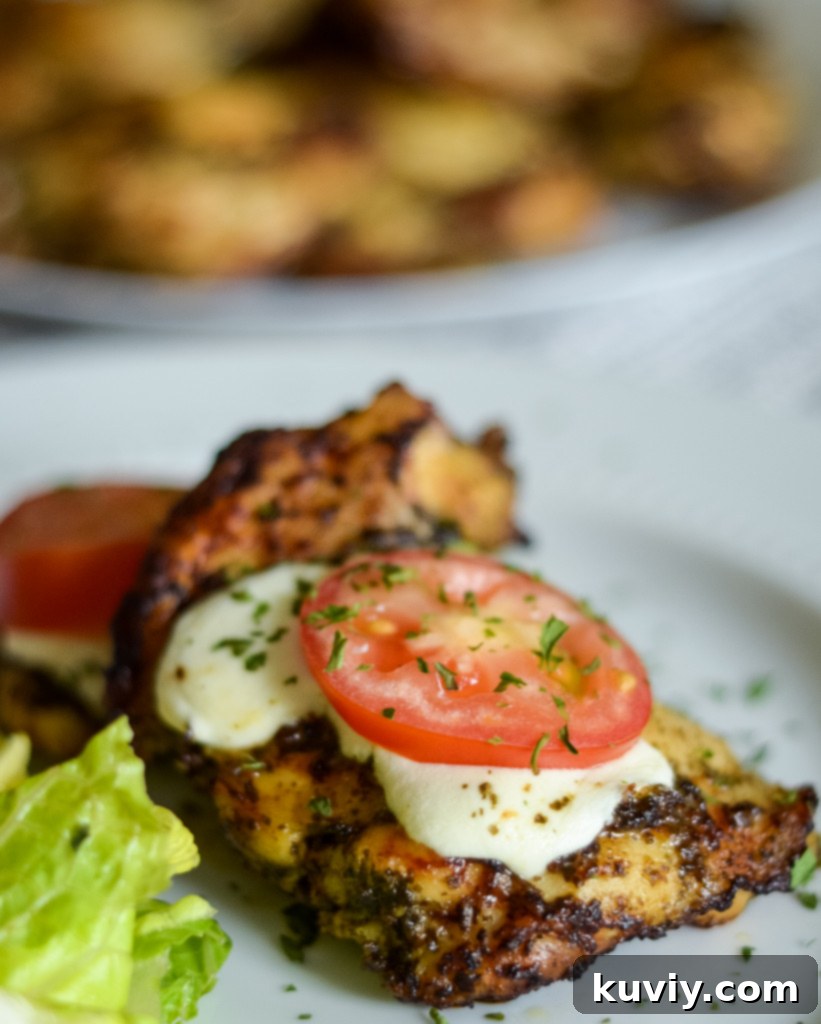 air fryer chicken pesto