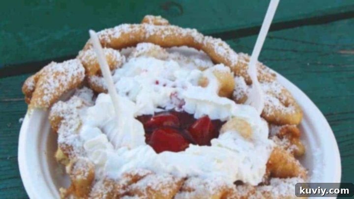 Air Fryer Funnel Cakes