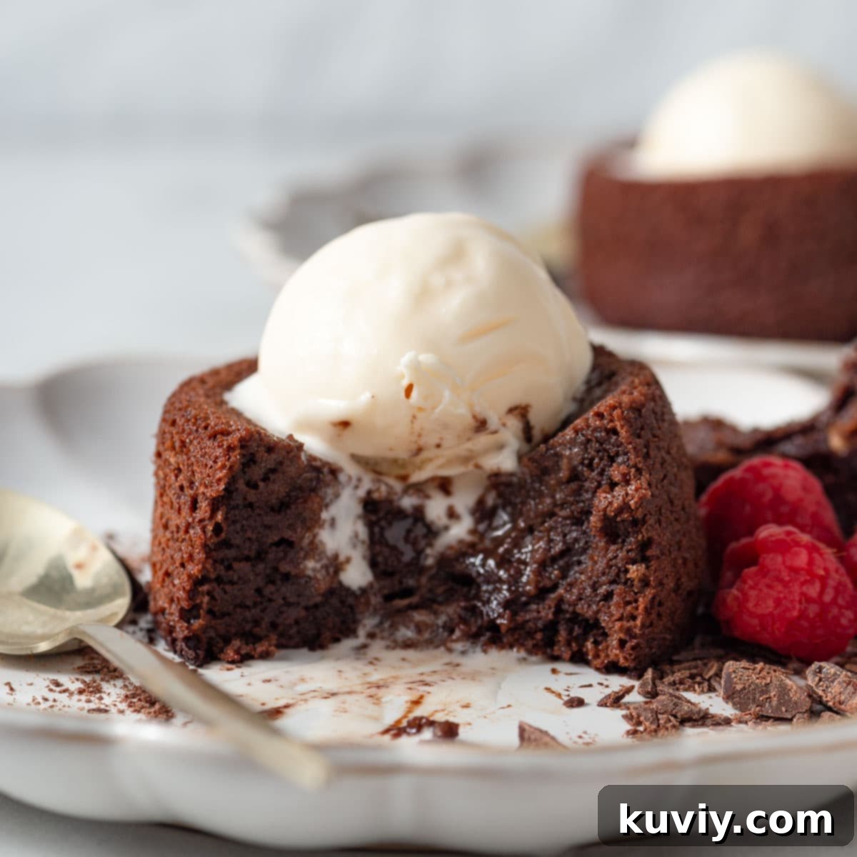 Air Fryer Chocolate Lava Cakes