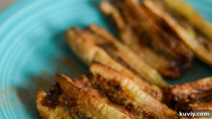 Air Fried Bananas in 8 Minutes