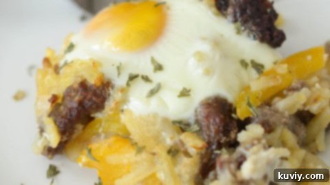 Air Fryer Sausage Breakfast Casserole
