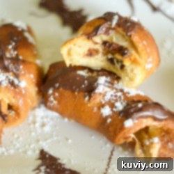 Air Fryer S'mores Crescent Rolls