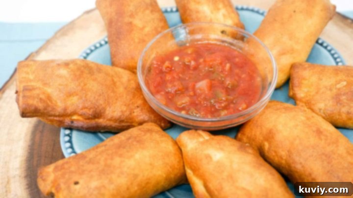 Air Fryer Cheesy Taco Crescents