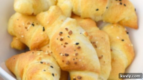 Air Fryer Everything Bagel Crescent Rolls