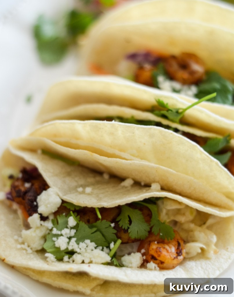 Crispy Ninja Foodi Air Fryer Shrimp Tacos 2 air fryer shrimp tacos