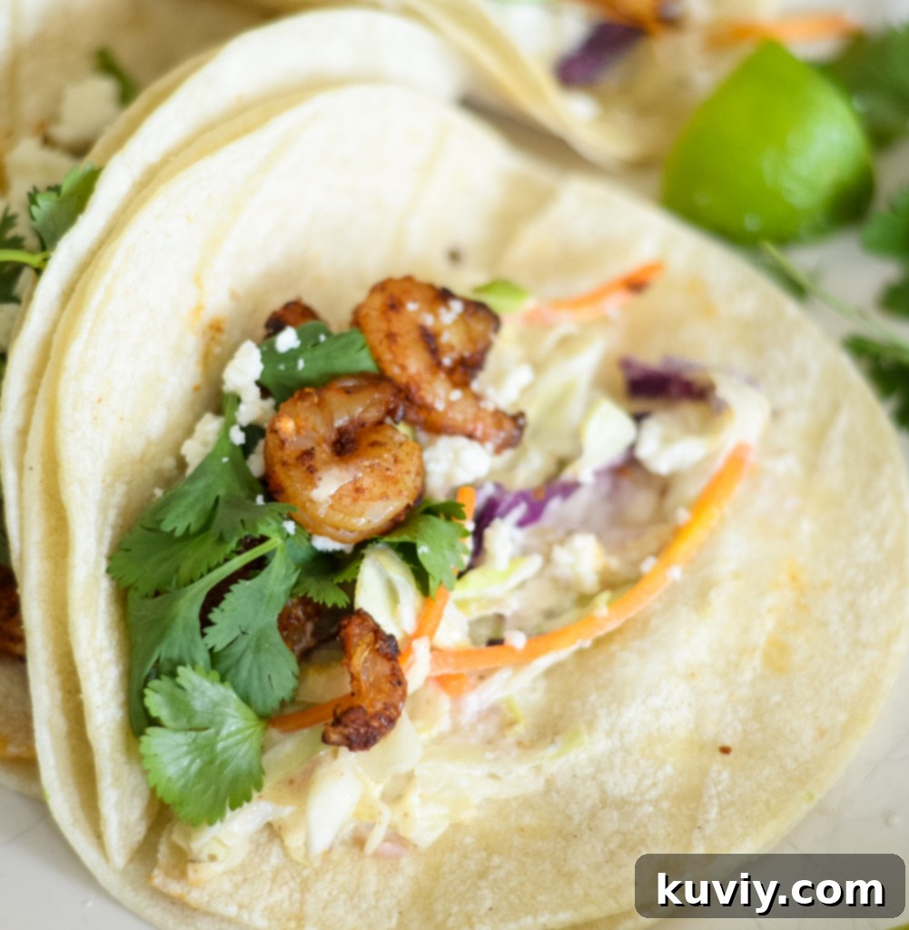 Crispy Ninja Foodi Air Fryer Shrimp Tacos 4 air fryer shrimp tacos