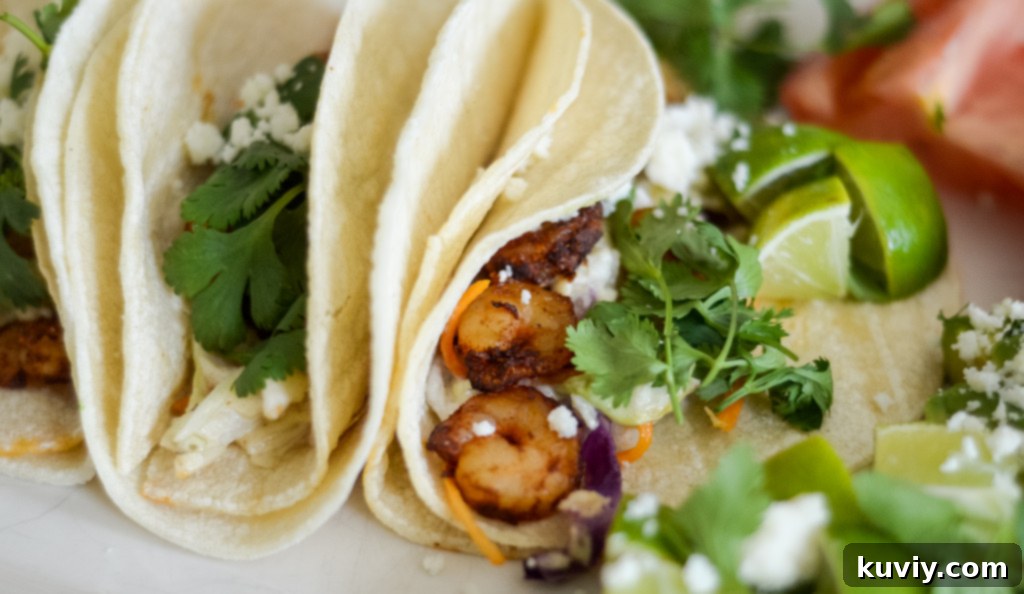 Crispy Ninja Foodi Air Fryer Shrimp Tacos 5 air fryer shrimp tacos