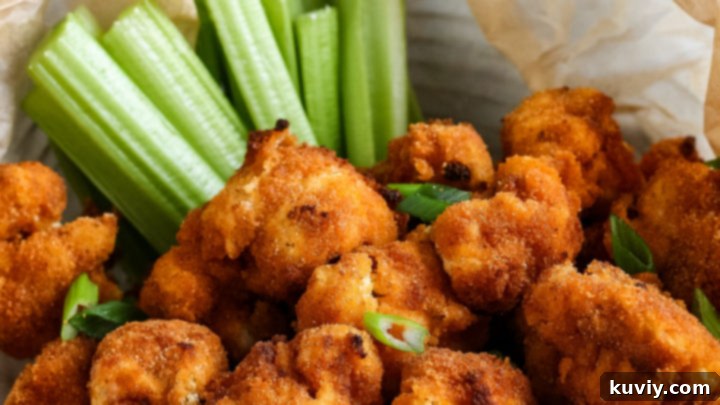 Spicy Air Fryer Buffalo Cauliflower