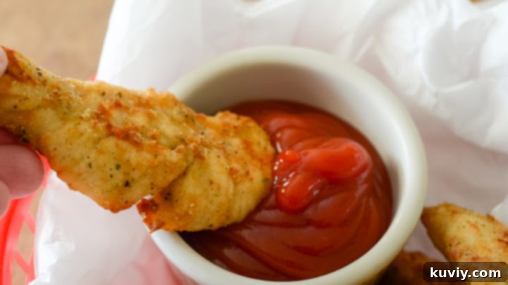 Golden Air Fryer Ranch Breaded Chicken Tenders