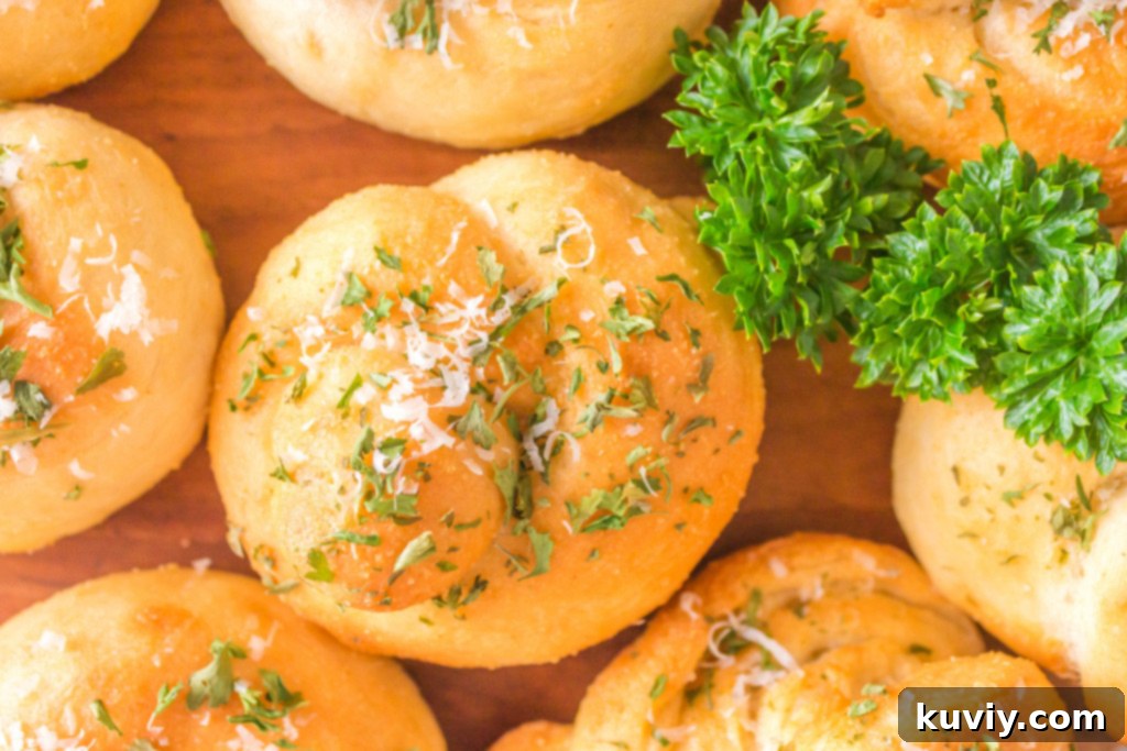 Easy Air Fryer Garlic Knots 8 air fryer garlic knots