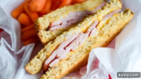 Air Fryer Ham and Cheese Sandwiches