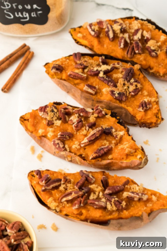 air fryer twice baked sweet potatoes