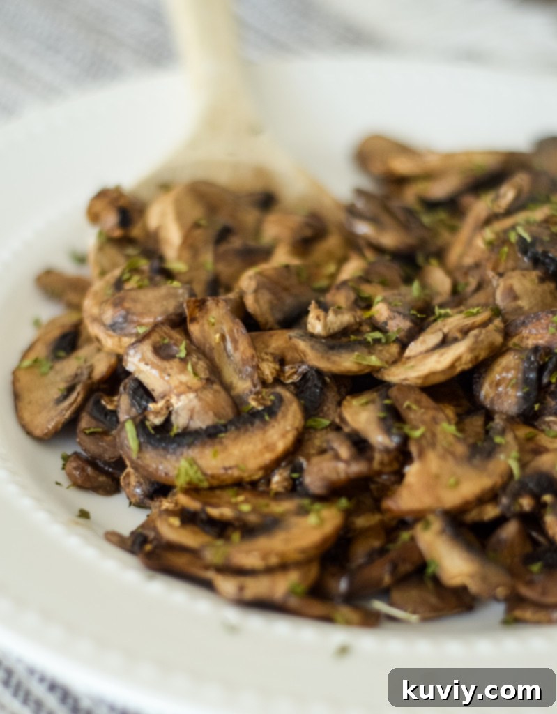 Air Fryer Mushroom Magic 2 air fryer mushrooms