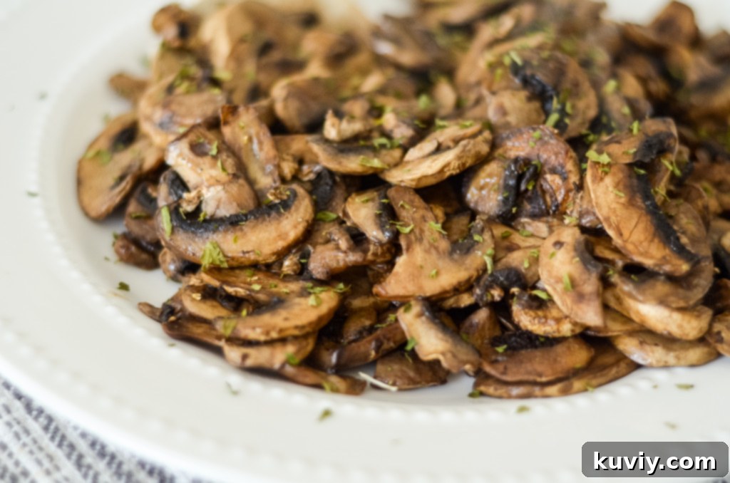 Air Fryer Mushroom Magic 5 air fryer mushrooms