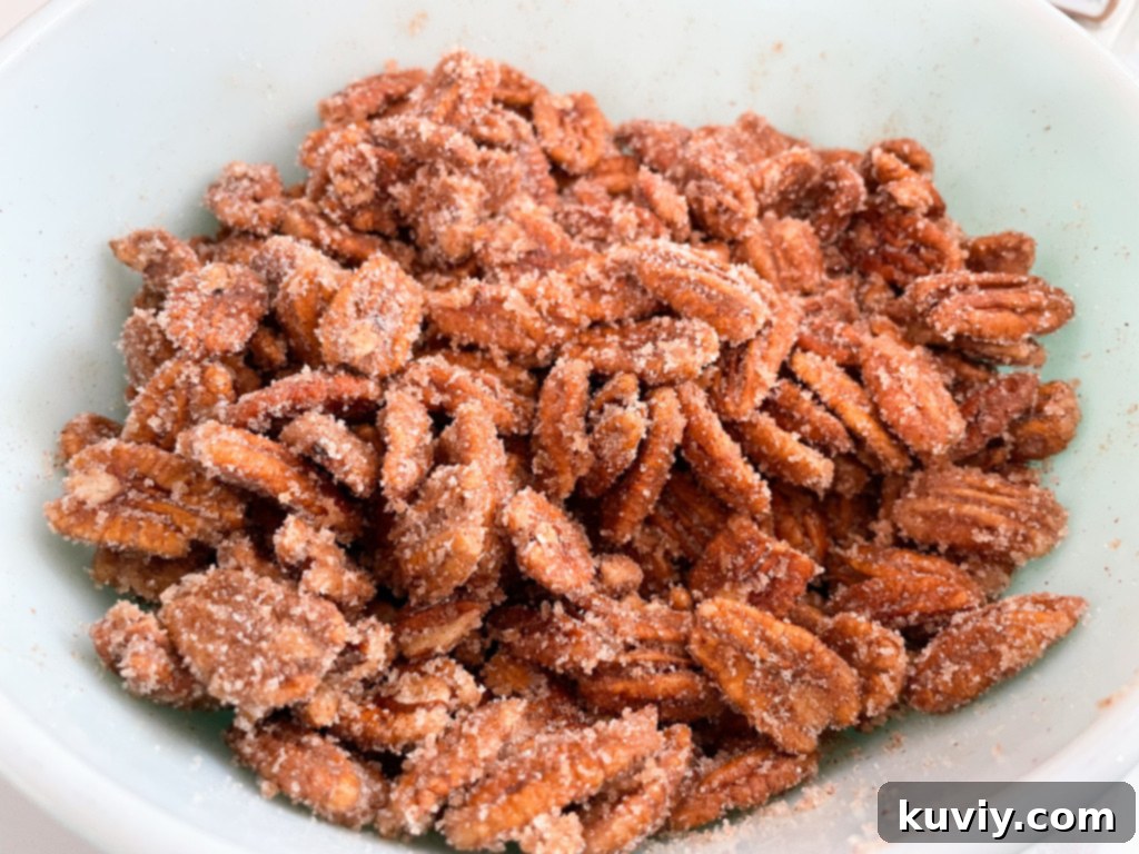 air fryer candied pecans