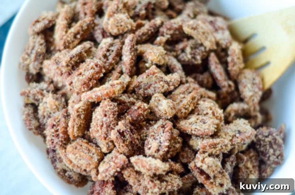 air fryer candied pecans