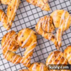 Sweetheart Air Fryer Cinnamon Rolls 11 Air Fryer Heart-Shaped Cinnamon Rolls with Icing