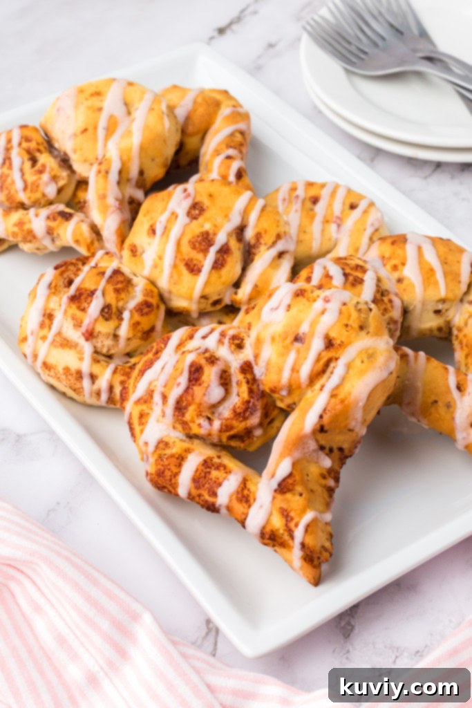 Sweetheart Air Fryer Cinnamon Rolls 10 Finished Heart Cinnamon Rolls from Air Fryer